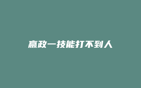 嬴政一技能打不到人