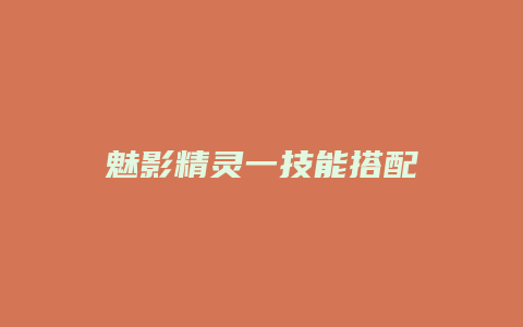 魅影精灵一技能搭配