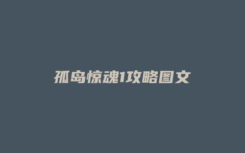 孤岛惊魂1攻略图文