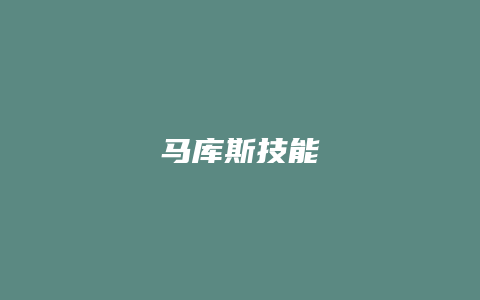 马库斯技能