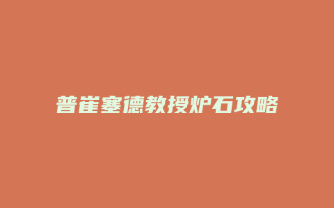 普崔塞德教授炉石攻略